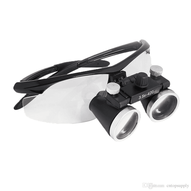 YNT İthalat TD-0018TDU-1028 3.5X420Mm  Diş Cerrahi Gözlük Lens Büyüteç,taşıma Çantalı