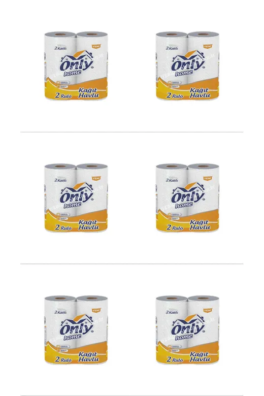 YÖNTEM KAĞIT ONLYRL01 Rulo Kağıt Havlu 2’Li 6 Paket