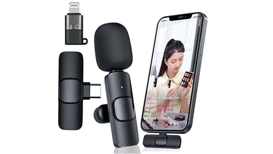 Yumax K8-- K8 Kablosuz Yaka Mikrofonu | Mini Tekli Set | Type-C Alıcılı | Tak Çalıştır | Vlog & Canlı Yayın