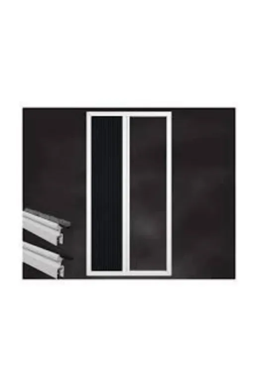 ZAANAT SİNEKLİK 56789 Plise Pileli Sineklik -(En:100 Cm X 207Cm)- Kapı Sineklik Sürgülü Sineklik Koyu Kahve