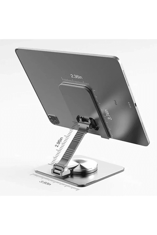 ZC09 Dvip Metal Katlanabilir Masaüstü Telefon Tutucu Tablet Standı 360 Derece Dönen Ayarlanabilir
