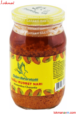 Zeytinyağlı Kudret Narı Cam Kavanoz 500 Gr