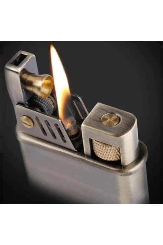 Zorro SM549TA Sm-549T Benzinli Retro Çakmak Bronz