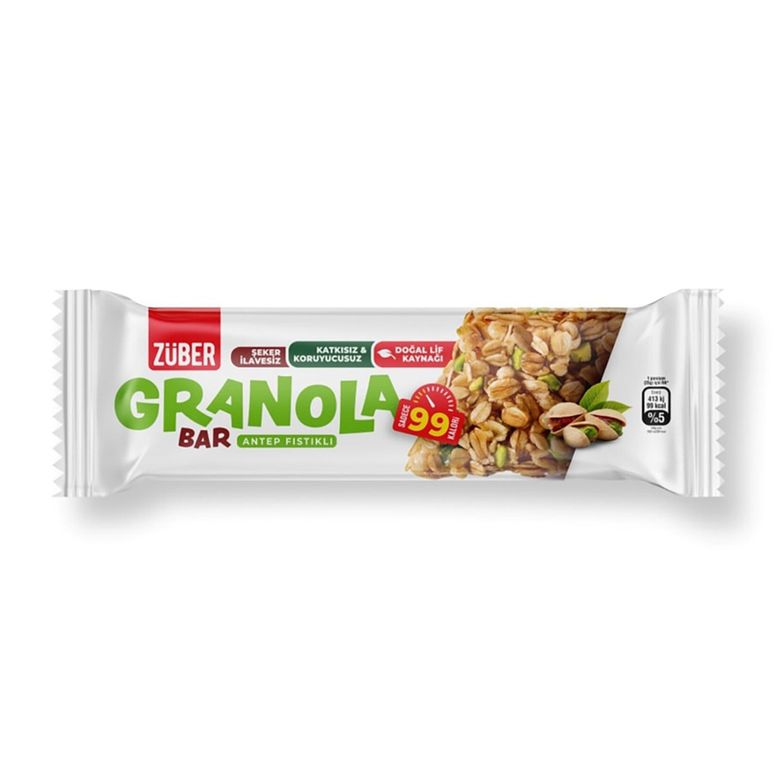 züber588778 Züber Granola Bar Antep Fıstıklı 25 G