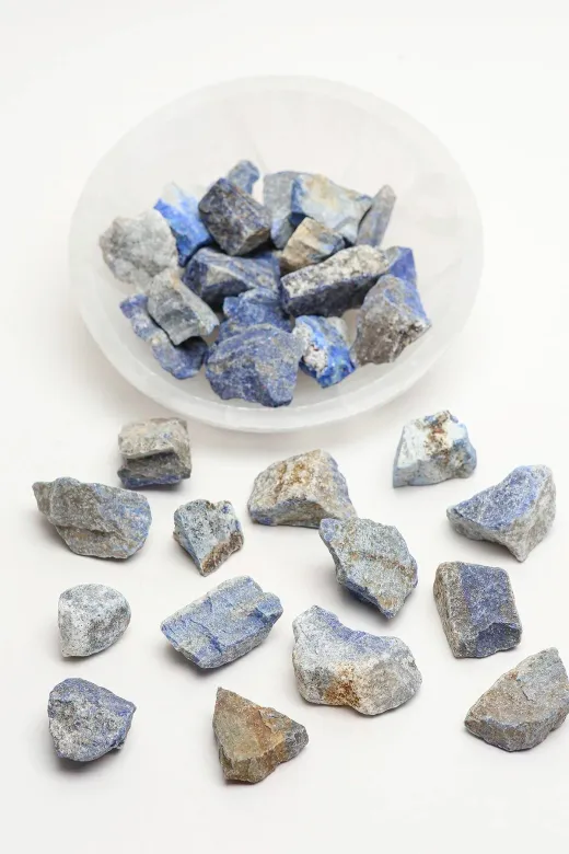Zümrüt Doğal Taş Official TTTIMG8622 Lapis Lazuli Ham Parça (Işlenmemiş) Doğal Taş
