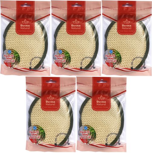 Örme Banyo Yüz Lifi (15*24CM) MS-02 (5 Li Set)