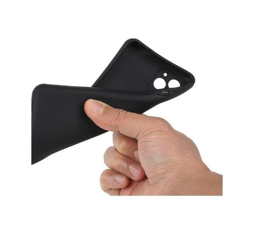 000-art 57855210132485480184975 Galaxy A24 İle Uyumlu Z-Biye Tron Silikon Kılıf Tam Koruma Arka Kapak Siyah Renk 50 X 22