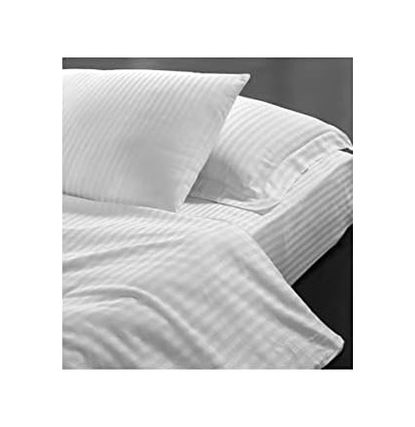 000 Boarteks 57855210131859380184975 Otel Yastık Kılıfı Pamuk Saten 2 Adet Beyaz 50X70 Sedna 50 X 22