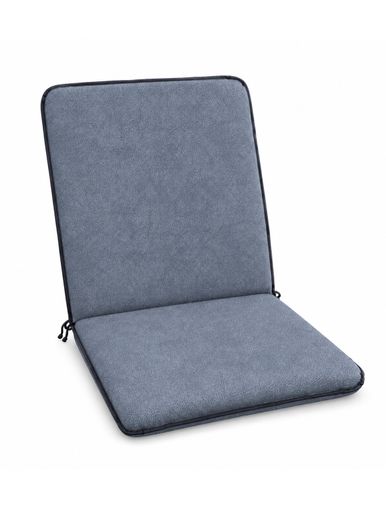 1 Adet Rattan Arkalıklı Sandalye Minderi (Kalınlık 4cm)-Primer Koyu Gri Yeni