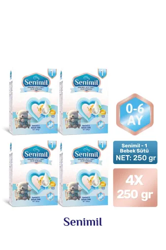 1 Bebek Sütü 250 Gr (0-6 Ay) 4 Lü Avantaj Paketi