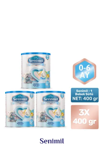 1 Bebek Sütü 400 Gr (0-6 Ay) 3 Lü Avantaj Paketi