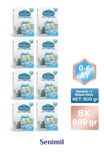 1 Bebek Sütü 800 Gr (0-6 Ay) 8 Li Avantaj Paketi
