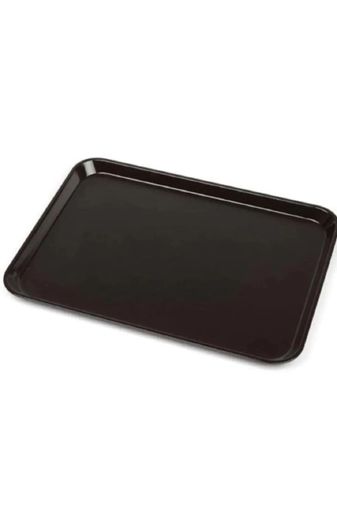 10 Adet Siyaidi Boy Plastik Servis Tepsisi Kırılmaz Lokanta Büfe Fast Food Kullanım (44x32 Cm)