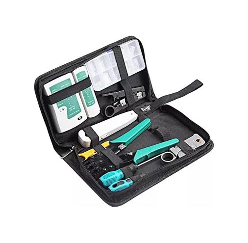 1000 Hour 132313428 15953 Rj9-Rj11-Rj45 3&apos Lü Pense Kablo Test Ve Taşıma Çantalı Onarım Seti