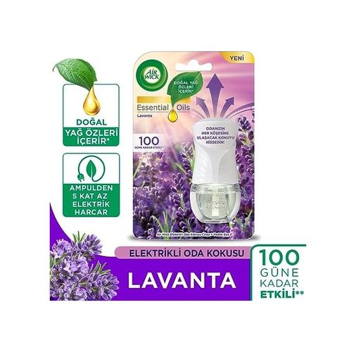 1000 Katalog 133242512 Elektrikli Oda Kokusu Esansiyel Yağlar Cihaz + Yedek Şişe Lavanta