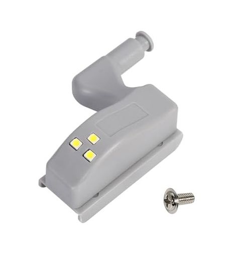 1001Hediye 57855210124220080184975 Ymiko Menteşe Led Sensör Işık, Evrensel Dolap Klozet Gardırop Gece Işıkları, 1&apos Lu Paket Beyaz Açık Lacivert