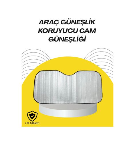 1001Hediye 94589001 Katlanabilir Reflektörlü Oto Güneşliği Yaz Sıcaklarına Karşı Yüksek Koruma