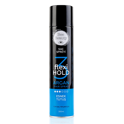 10076335 Bee Beauty Argan Yağlı 300 Ml Esnek Tutuş Saç Spreyi