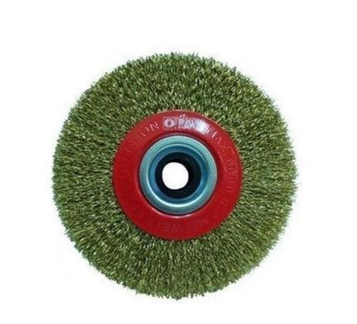 10105 Daire Fırça Sarı Telli 150X25 mm