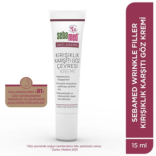 10201219 Sebamed Wrinkle Filler 15 Ml Kırışıklık Karşıtı Göz Çevresi Kremi
