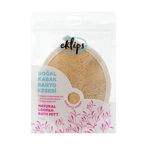 10202312 Eklips Doğal Banyo Kesesi Oval Kabak