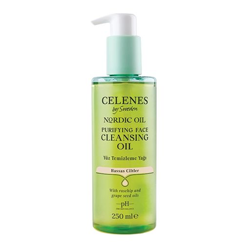 10206235 Celenes Nordic Oil 250 Ml Hassas Ciltler İçin Yüz Temizleme Yağı