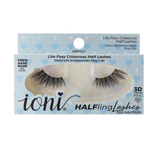 10206343 Ioni Takma Kirpik Yarım Foxy Crisscross