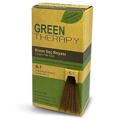 10288252 Green Therapy Krem 6.1 Koyu Küllü Kumral Saç Boyası
