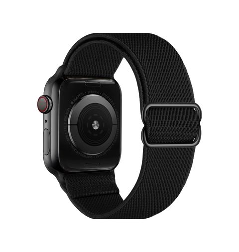 10LİNE AKSESUAR 131616877 Apple Watch İçin Uyumlu Bilek Kalınlığına Göre Ayarlanabilir Yumuşak Kumaşlı Ve İnce Görünümlü Dayanıklı Sık Dokuma Kumaş Kordon -