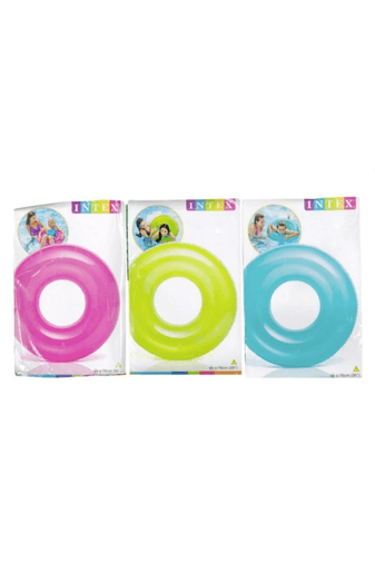 12192024 İntex 59260 Şeffaf Jumbo Şişme Simit 76 Cm