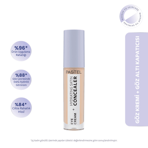 1377285 Pastel Make Up To Skin Care Hydrating Göz Altı Kapatıcısı Ve Göz Kremi 61 Vanilla