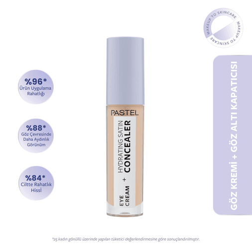 1377299 Pastel Make Up To Skin Care Hydrating 62 Milkshake Göz Altı Kapatıcısı Ve Göz Kremi