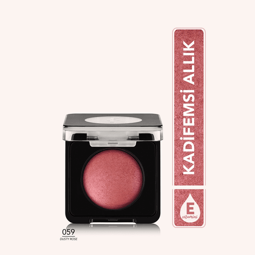 1391376 Flormar 059 Dusty Rose Baked Blush On Allık