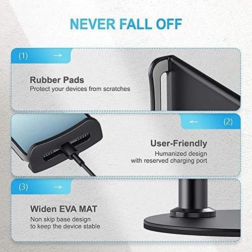 13poınt 131612058 Ht-45 Metal Cep Telefonu Ve Tablet Standı Döner Başlıklı 360 Derece Döner 4,7-10,5 İnch Uyumlu