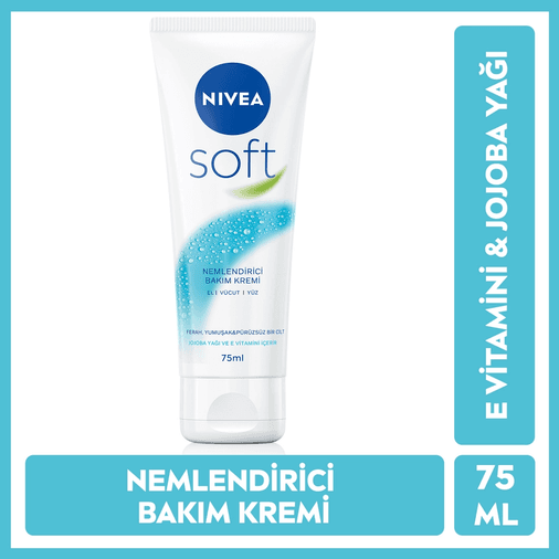 14000359 Nivea 75 Ml Soft Nemlendirici Jojoba Yağı Bakım Kremi
