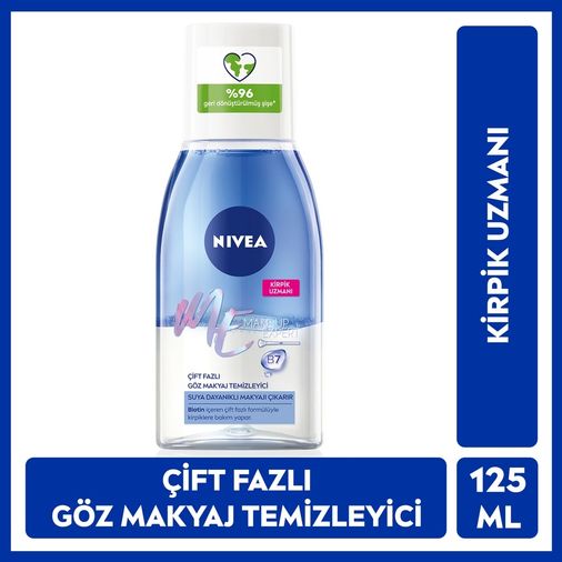 14000694 Nivea Make Up Expert 125 Ml Çift Fazlı Göz Makyaj Temizleyici