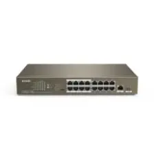 16 portlu 10/100Mbps +1 Gigabit/SFP Slots Switch With 16-Port PoE TEF1118P-16-150W