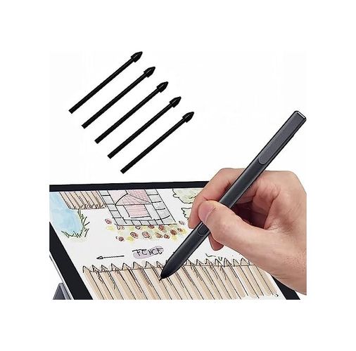 1Atlas 131614638 Daiuni S-Pen Yedek Uçlar Galaxy Tab S7 Fe/tab S7 / Tab S7+ Plus/galaxy Tab S8 / Tab S8+ Plus/tab S8 Ultra İçin Dokunmatik Stylus S Pen Uçlar Uç Alet Seti, 5 Adet Siyah