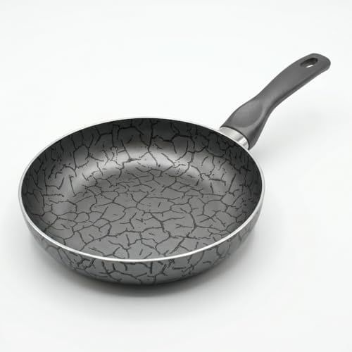 1Atlas 131621204 Desert 20 Cm Maxi Tava - İç-Dış Gri Siyah Magma Efektli Yapışmaz Kaplamalı Çizilmelere Karşı Dirençli Omlet Ve Krep Tavası