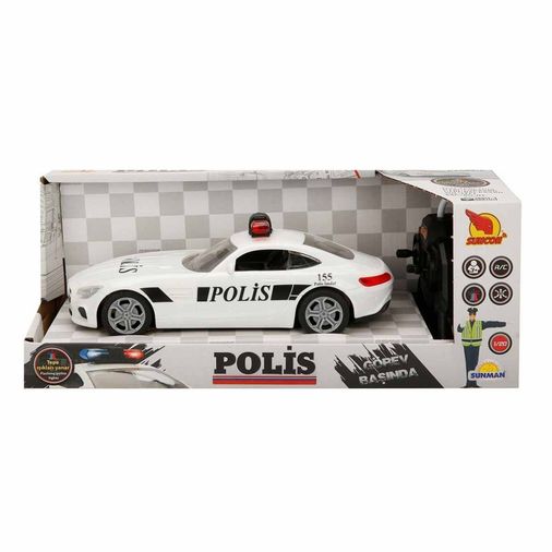 20357 Uzaktan Kumandalı Işıklı Polis Arabası 21 cm NessiWorld