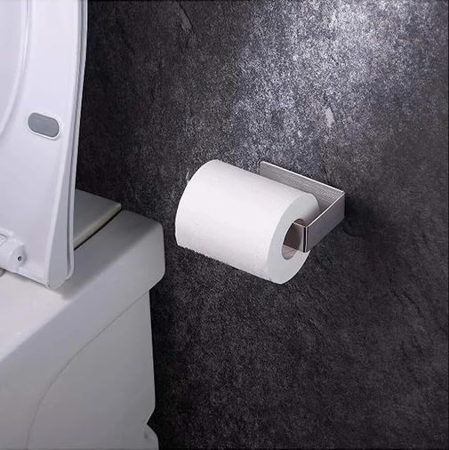 2K 57855210124083980184975 Paslanmaz Çelik Wc Kağıtlık Tuvalet Kağıtlığı Tuvalet Kağıdı Askısı Yapışkanlı Tasarım 000 Açık Krem