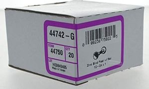 312Dizayn 57855210134671580184975 Hillman 44750 10 24 X 1 Çelik Kutup Klemensi Çelik Vida, 20&apos Li Pack Acı Kahve