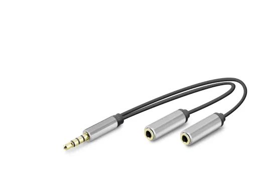 3.5 Mm Kulaklık Mikrofon Ayırıcı Kablo 23 Cm HDX1087
