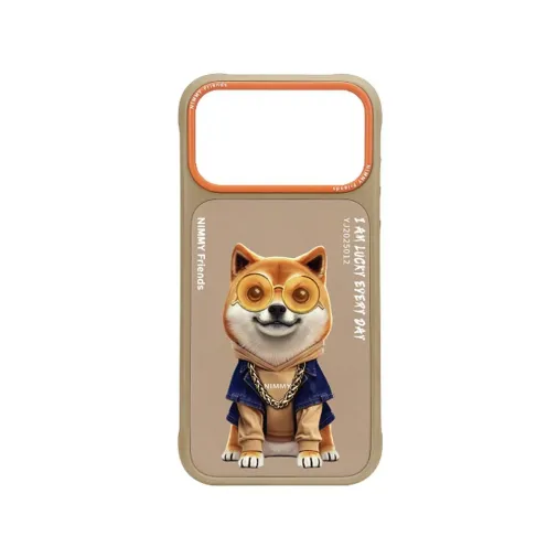 3D Gözlük Shiba Köpek Nakış Kabartmalı Cool Glasses Kılıf