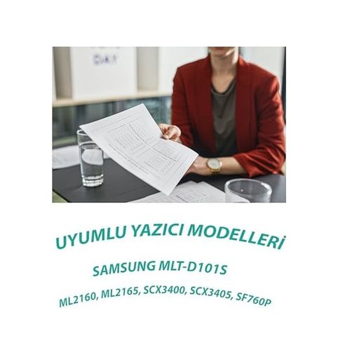 3DMakerpro 109683161 Ysy Ml2160 Ml2165 Mlt-D101S Scx3400 Scx3405 1500 Sayfa Verimli New Fırmware Güncel Çip Muadil Toner Siyah