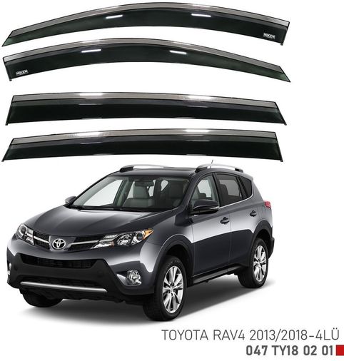 40471600 Toyota Uyumlu Rav 4 Kromlu Cam Rüzgarlığı Niken 2013-2018