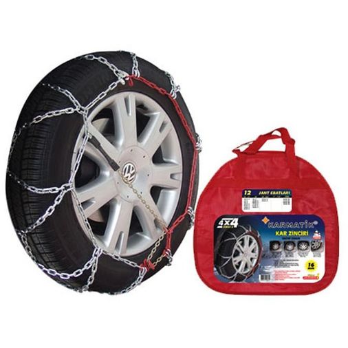 46492794 225-60-15 Ebatlarına Uyumlu 4X4 Karmatik Kar Patinaj Zinciri Space