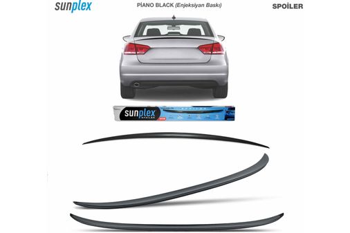 48444907 Vw Jetta Spoiler Piano Black 2006-2010 Arası Modellere Uyumlu Sunplex