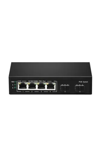 4Port +2 Uplink 60W Full Poe 08Ods-4P2S 10/100/1000 2X Sfp Switch