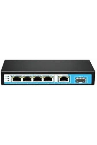 4Port 60W Full Poe 08Ods-4P1U1S Gigabit 1X Sfp Switch